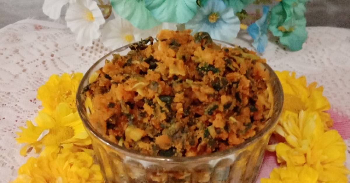 Spring Onion Besan Sabji Recipe By Maya S Recipe S Cookpad