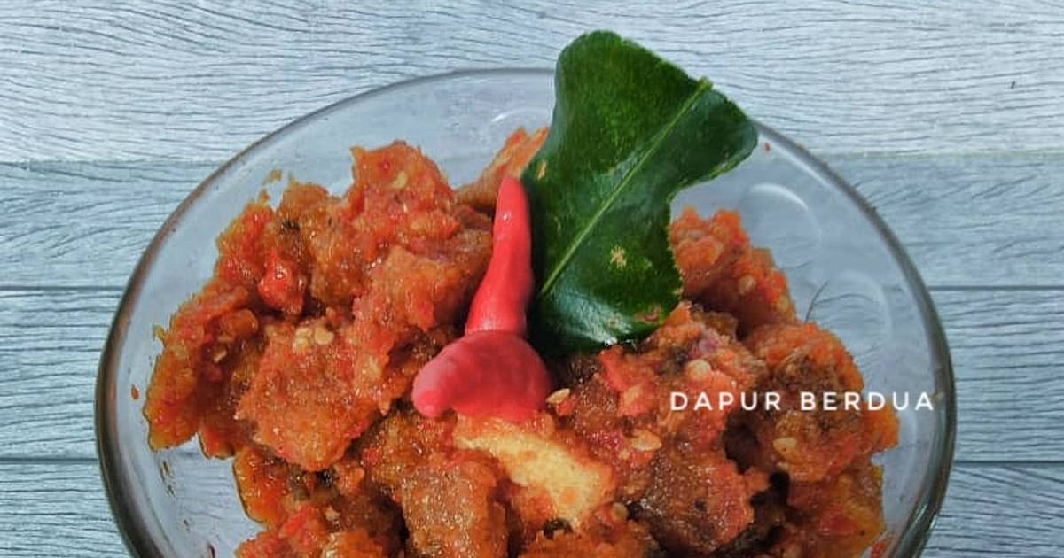 Resep Sambal Krecek Tahu Oleh Dapur Berdua Cookpad