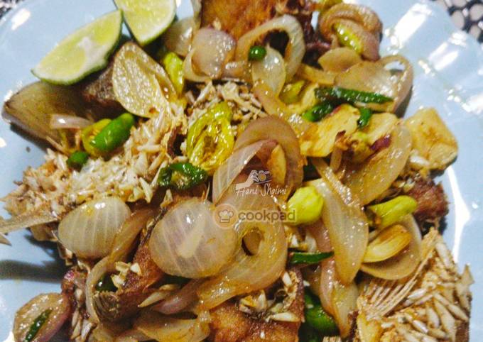 Resipi Ikan Bekok Gelama Masin Goreng Bawang Oleh Hani Shaimi