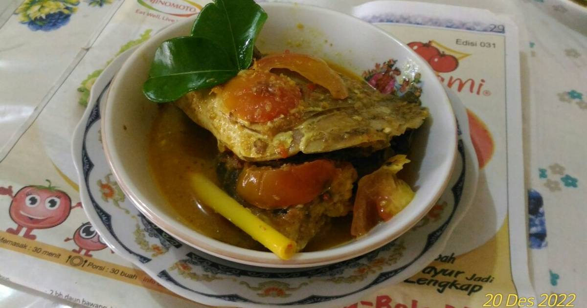 Resep Gulai Ikan Kakap Khas Padang Oleh Pawon Ndeso Artikah Cookpad