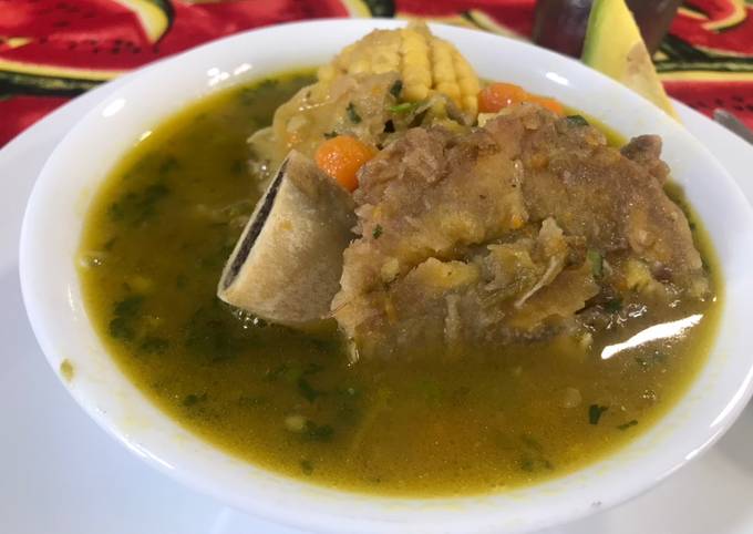 Sopa De Patac N Con Costilla De Res Receta De Maria Luisa Aguilar Cookpad