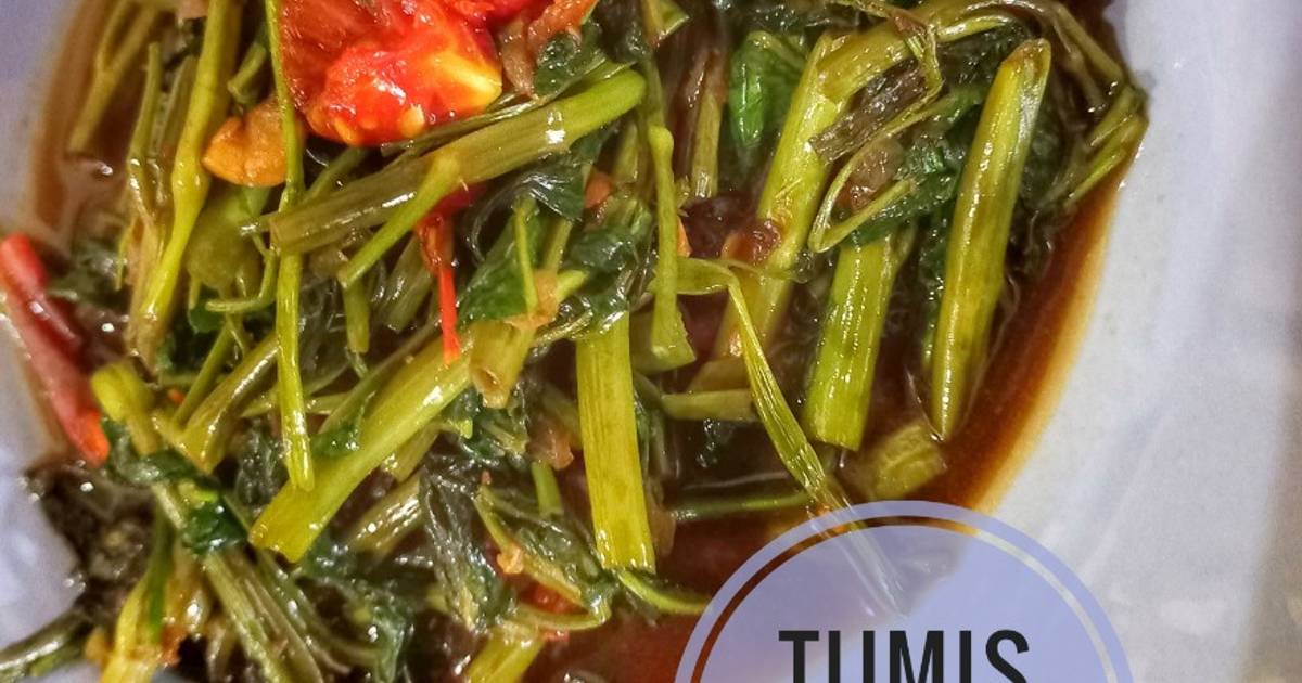 Resep 883 Tumis Kangkung Terasi Oleh Riris Cookpad