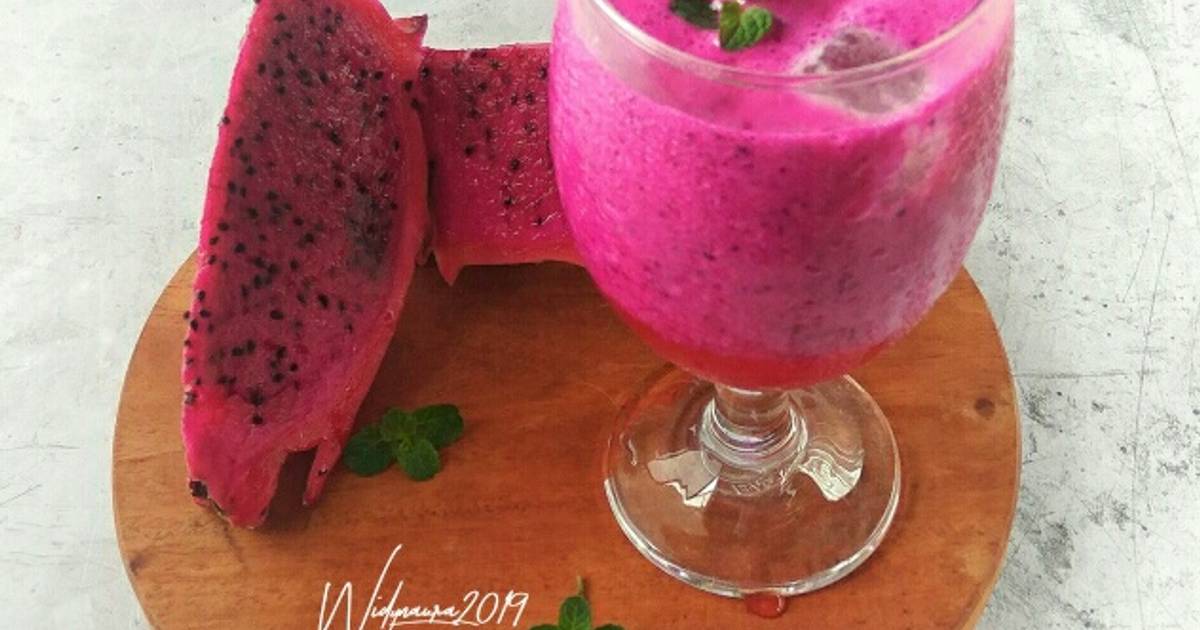 Resep Jus Buah Naga Yakult Oleh Widynaura Cookpad