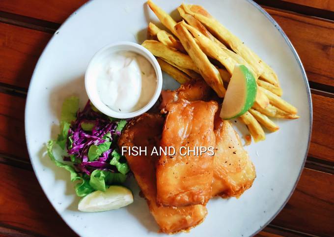 Resep Fish And Chips Substitusi Bahan Lokal Oleh Anggi Lestiara Cookpad