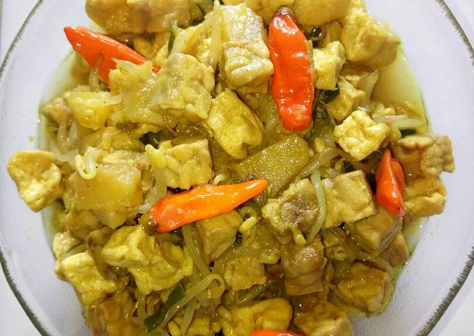 Resep Tahu Tempe Bumbu Kuning Oleh Laila Maulid Cookpad