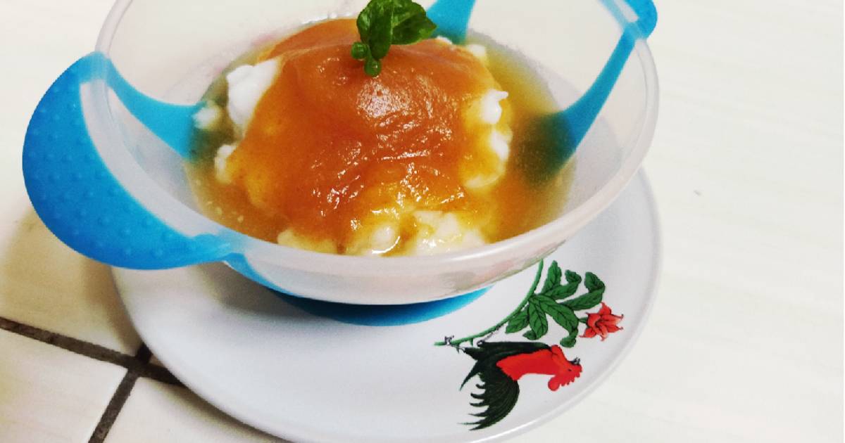 Resep Bubur Sumsum Saus Kurma Snack Mpasi Oleh Ismii Nurhayati Cookpad