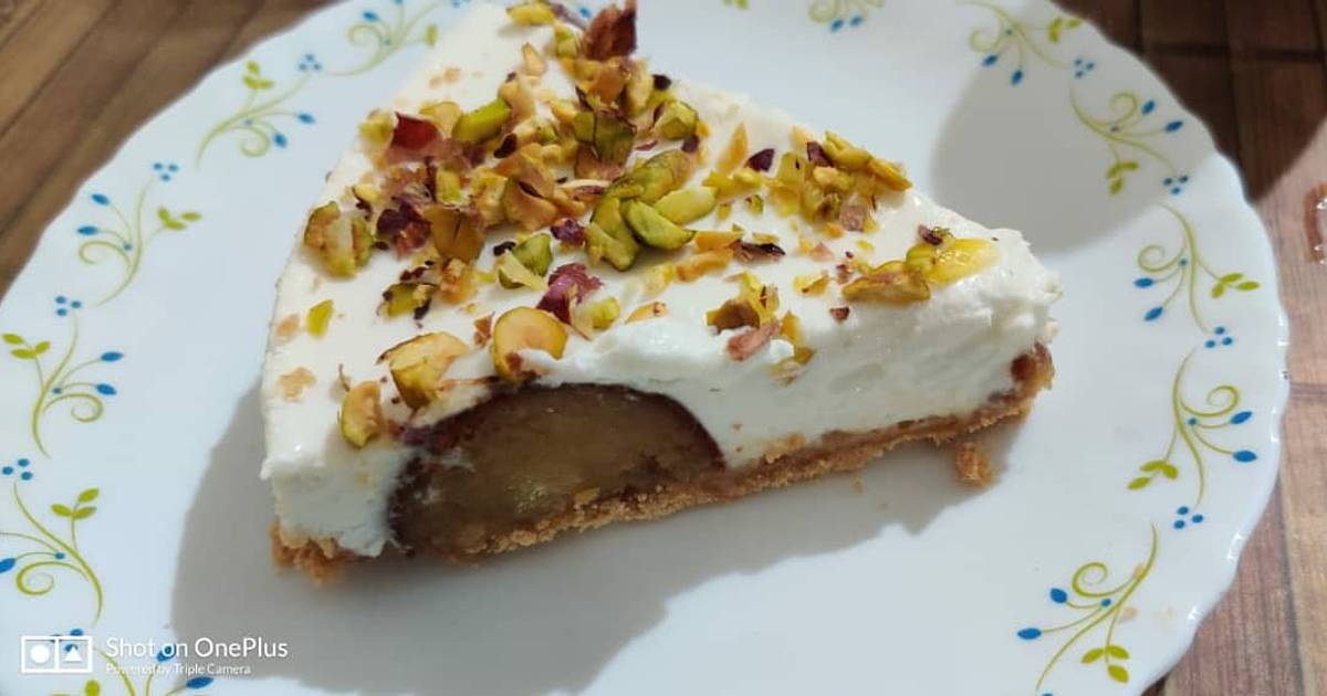 No Bake Gulab Jamun Cheesecake Recipe By Nisha Raval Vyas Cookpad