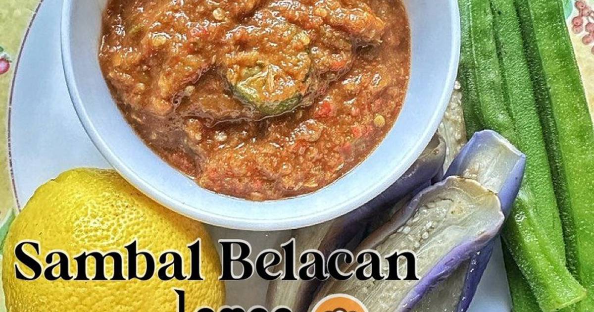 Resipi Sambal Belacan Lemon Oleh Anur Musa Cookpad