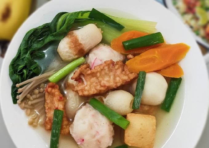 Resep Steamboat Suki Kuah Bening Oleh Crhisterra Ellen Cookpad