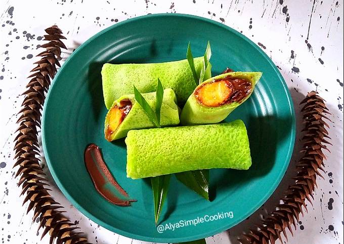 Resep Dadar Gulung Pandan Piscok Oleh Alya Nurfitri Cookpad