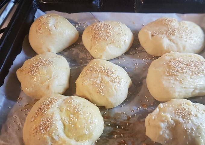 Pan De Hamburguesas Con Semillas De S Samo Receta De Patymo Cookpad