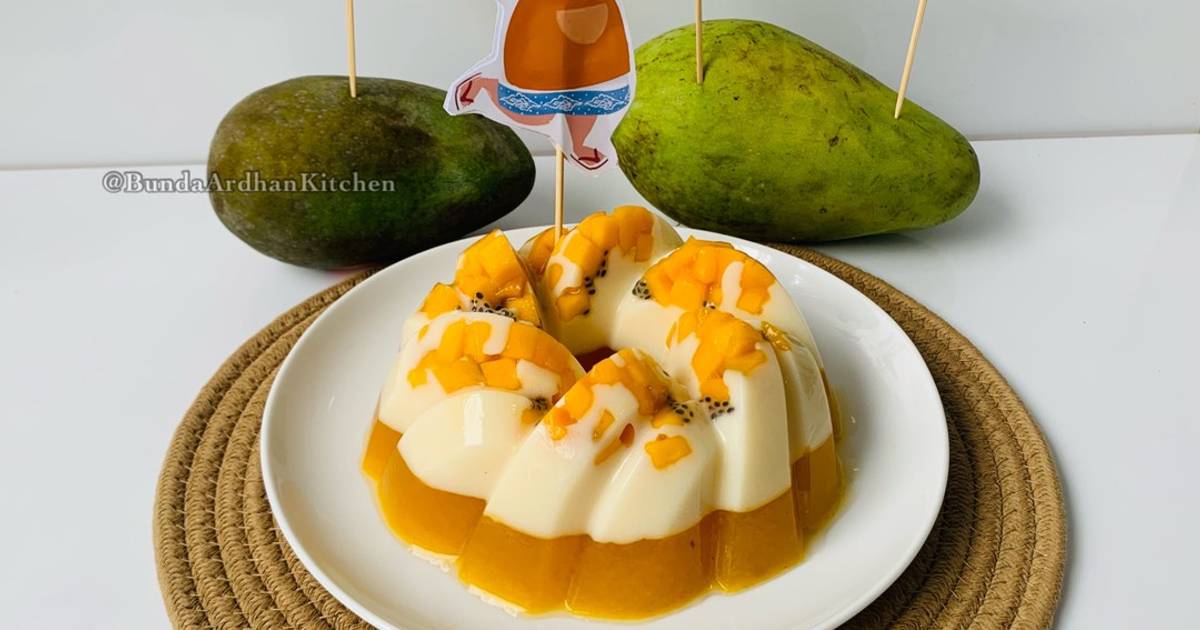 Resep Pudding Mangga Sutra Oleh Irna Sofiana Nana Cookpad