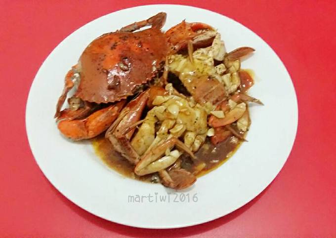 Resep Kepiting Saus Lada Hitam Oleh Martiwi Cookpad