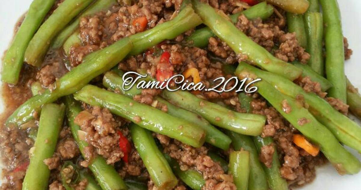 Resep Tumis Buncis Daging Giling Oleh TamiCica Cookpad