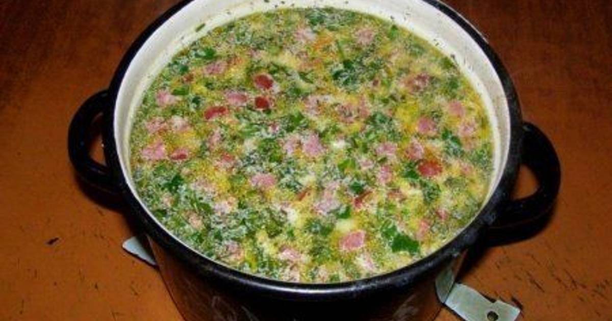 Суп С Колбасой Рецепты С Фото Простые