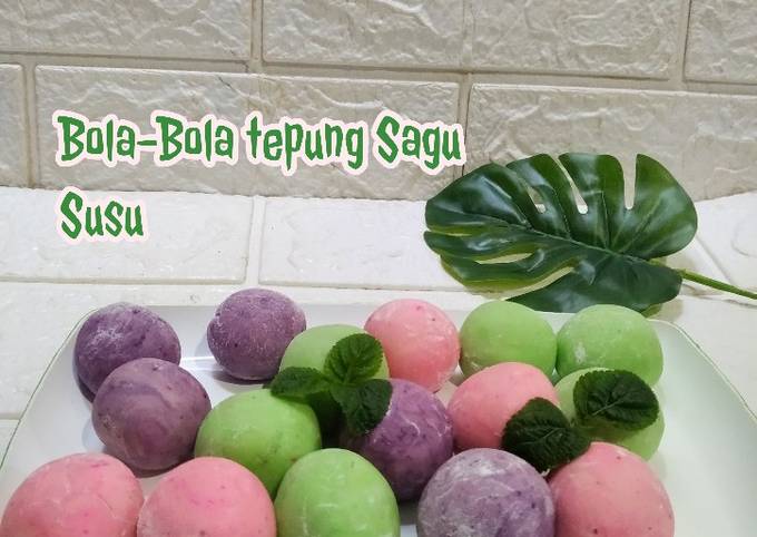 Resep Bola Bola Tepung Sagu Susu Oleh Ati Dewanthi Cookpad