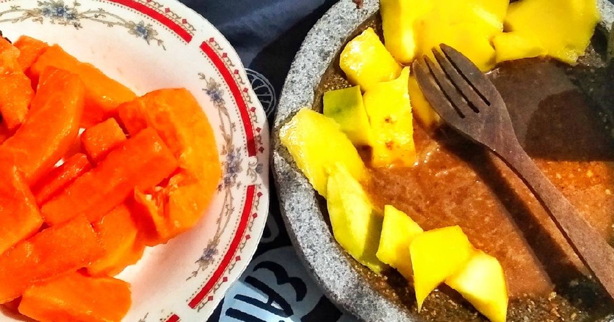 Resep Rujak Mangga Enak Dan Sederhana Cookpad