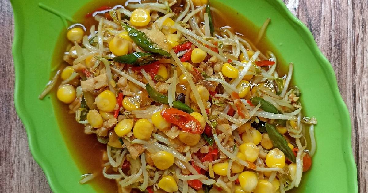 Resep Tumis Tauge Tempe Semangit Jagung Oleh Dapur Illy Cookpad