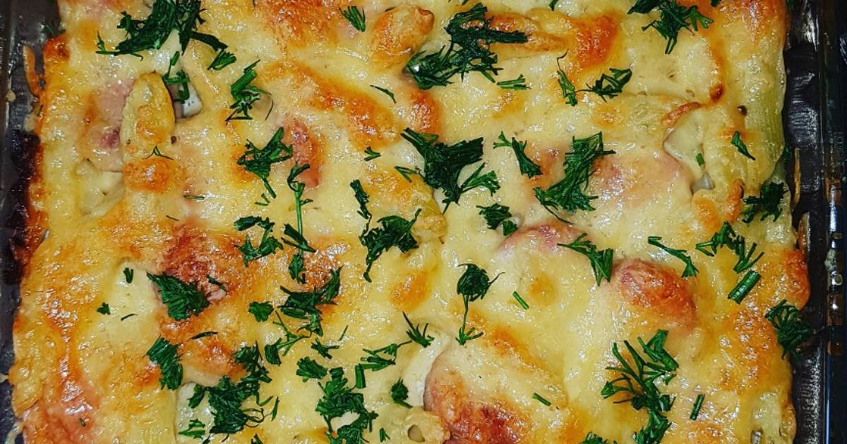 Рецепт Запеканки С Колбасой И Сыром