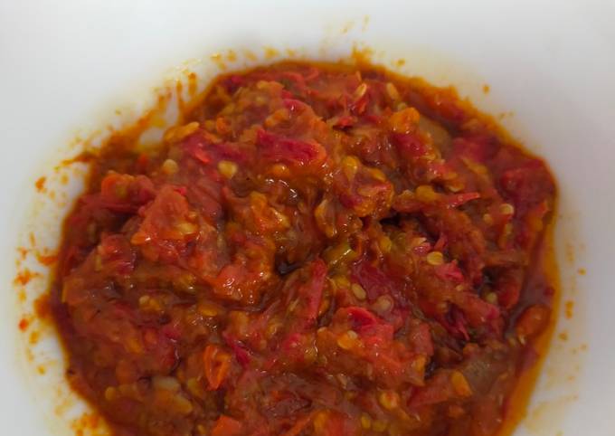 Resep Sambal Terasi Pedas Mantap Oleh Desty Dwitiya Palupi Cookpad