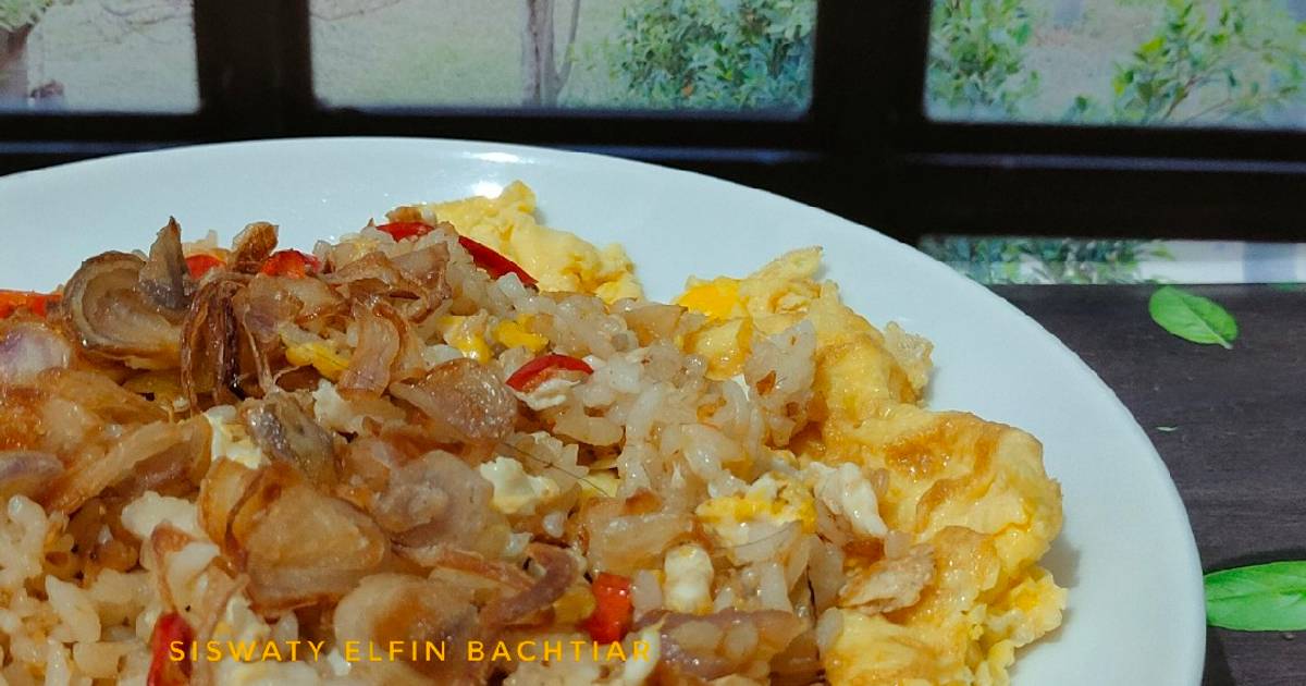 Resep Nasi Goreng Rebon Telur Blueband Oleh Siswaty Elfin Bachtiar