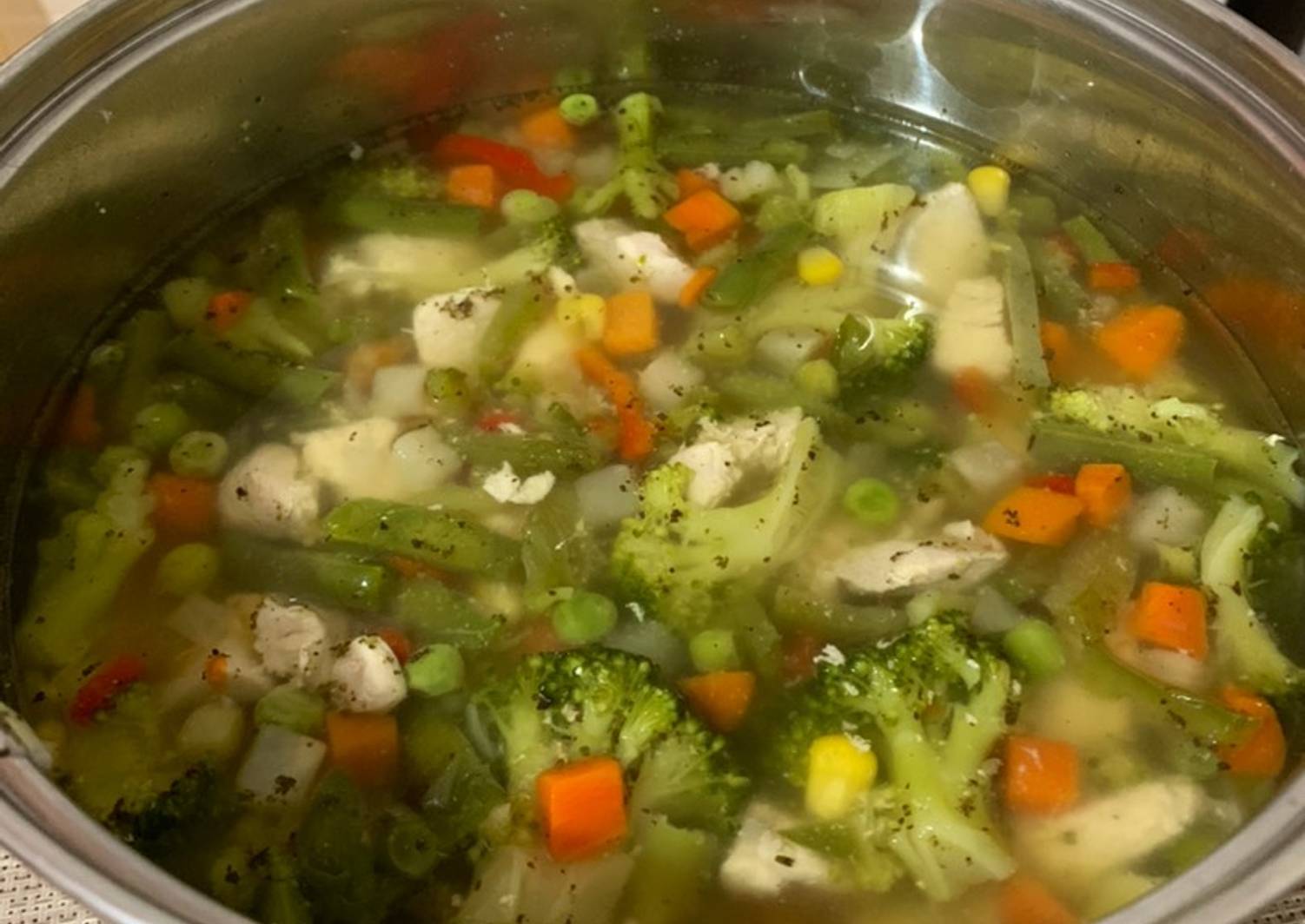 Суп с овощами ПП