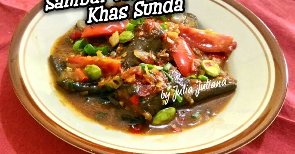 Resep 356 Sambal Terong Raos Khas SUNDA Oleh Pawon Ndeso Artikah