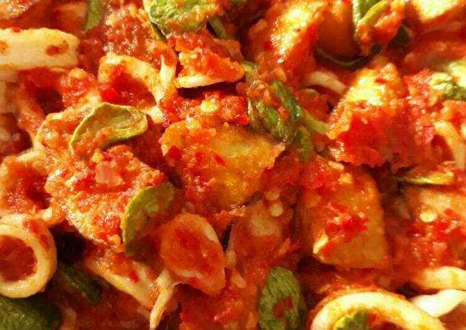 Resep Cumi Sambal Kentang Pete Oleh Dhian Meutia Cookpad