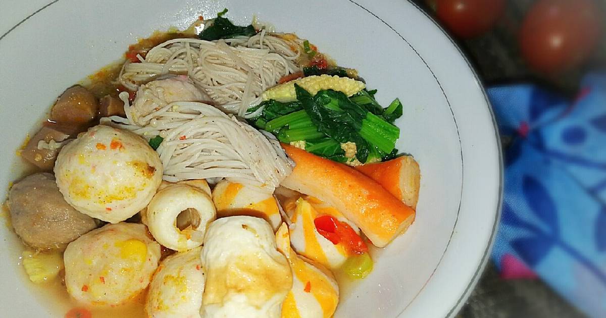 Resep Sukiyaki Kuah Tom Yam Oleh Ateeq Aqidah Cookpad