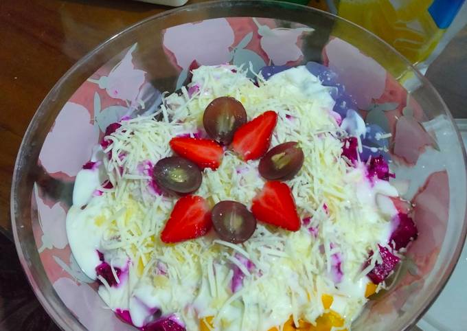 Resep Salad Buah Creamy Oleh Ummu Azzam Cookpad