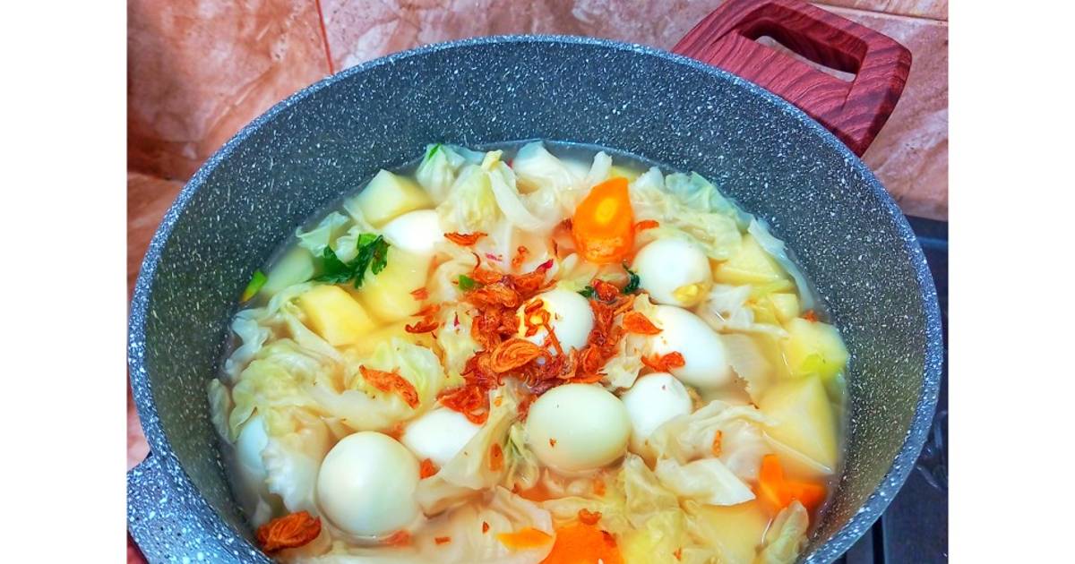 Resep Sayur Sop Telur Puyuh Oleh Masakan Indi Cookpad