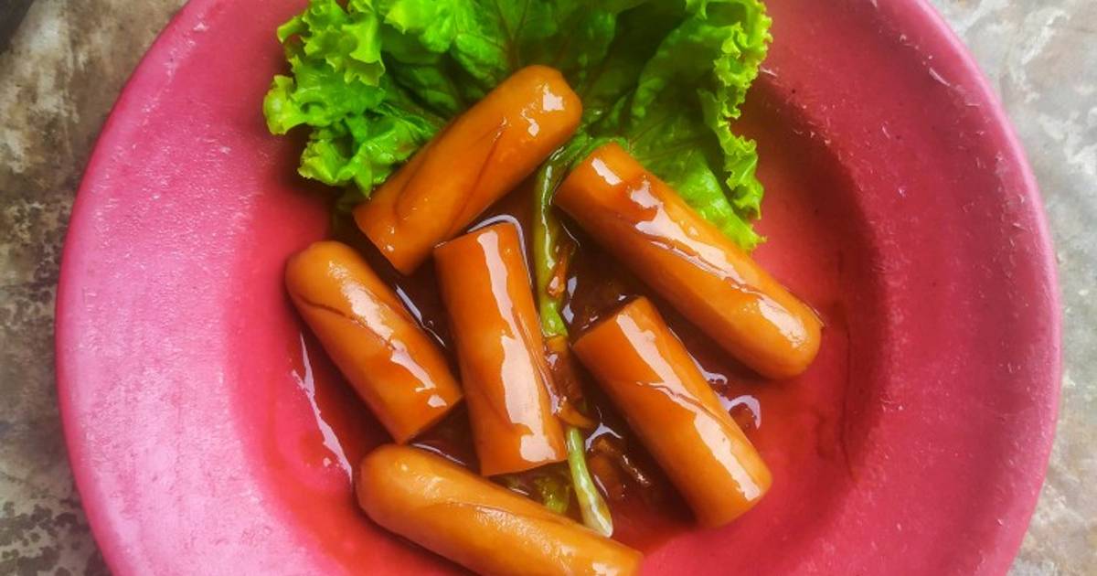 Resep Sosis Saus Tiram Bahan Oleh Mama Rara Cookpad