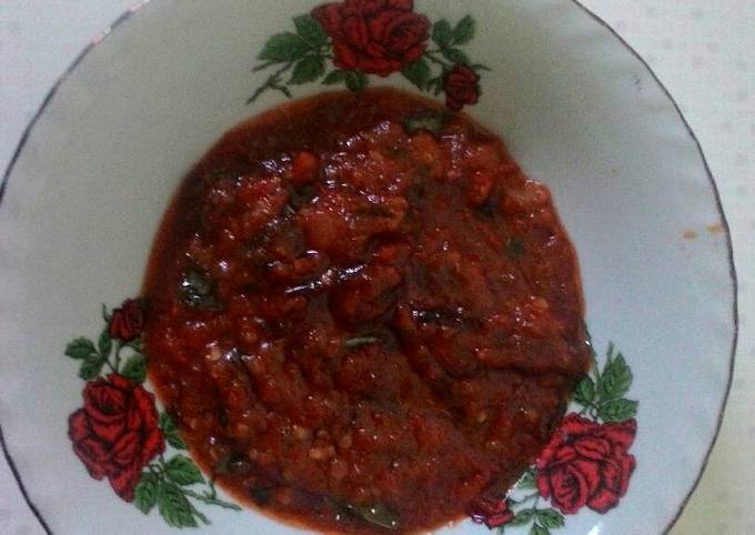 Resep Sambal Terasi Daun Jeruk Oleh Nurul Hidayah Cookpad