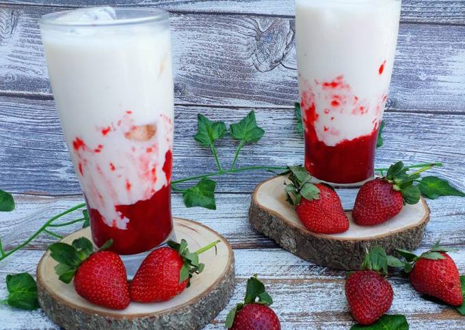 Resep Korean Strawberry Milk Oleh Watty Cookpad