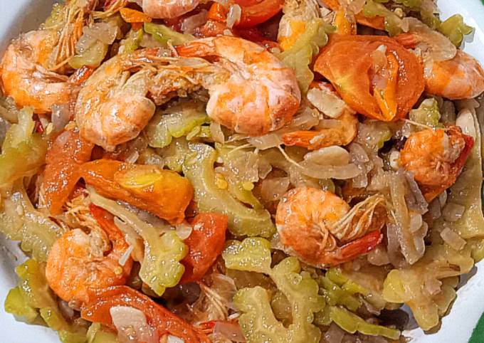 Resep Tumis Pare Udang Oleh Mama Haikal Cookpad