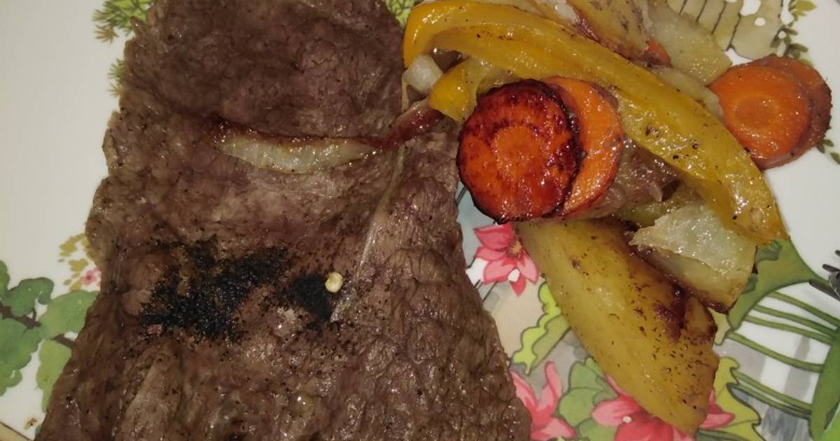 Bistec De Cerdo Con Papa Recetas Caseras Cookpad