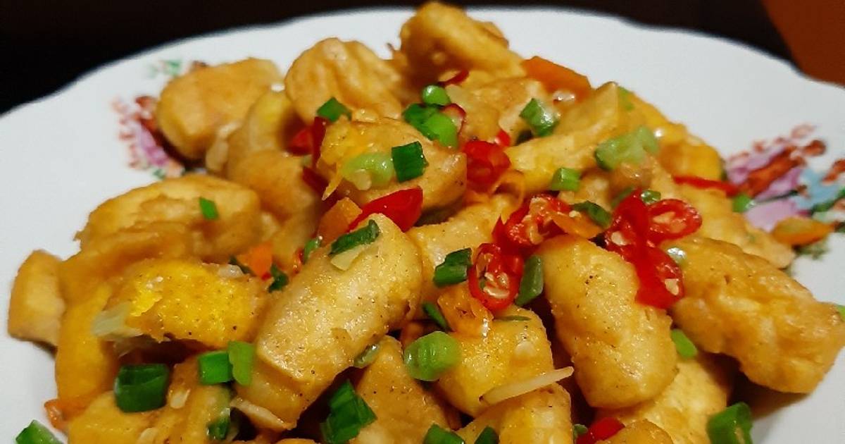 Resep Tahu Cabai Garam Oleh Ummu Faurikhah Cookpad