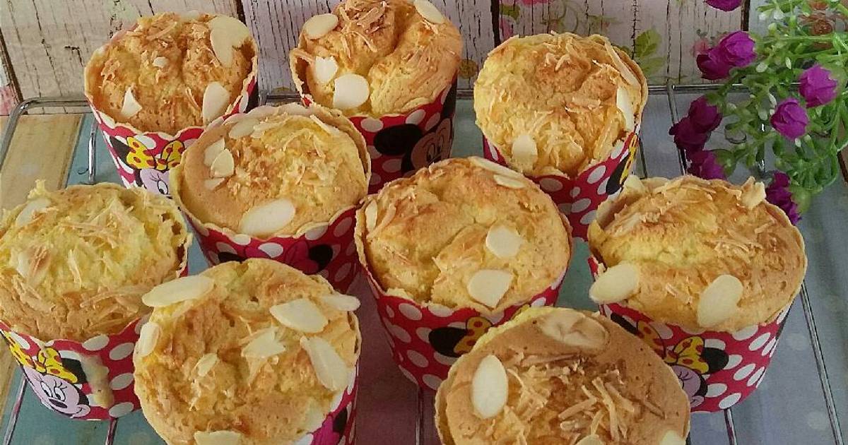 Resep Bolu Hongkong Keju Almond Super Moist Dan Haruuuum Oleh Lask Che