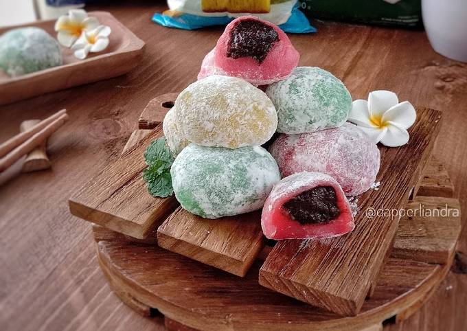 Resep Mochi Susu Isi Cokelat Oleh Dapoerliandra Cookpad