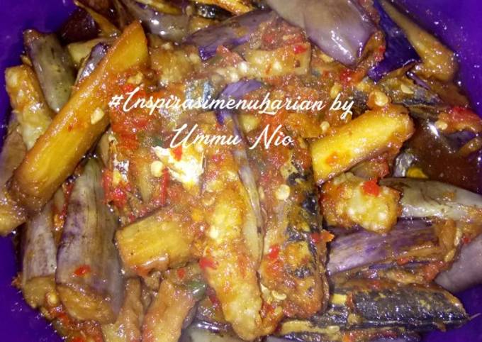 Resep Sambal Terong Ungu Ikan Asin Rebus Oleh Ummu Nio Cookpad