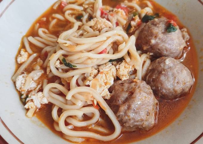 Resep Mie Tek Tek Kuah Oleh Mommyhaikal Cookpad