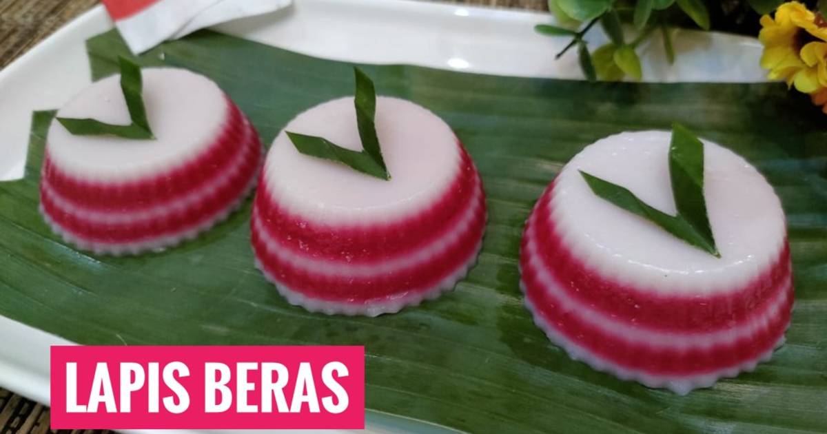 Resep Lapis Beras Kemerdekaan Oleh Sari S Kitchen Cookpad