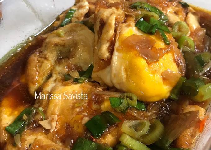 Resep Telur Ceplok Bumbu Kecap Pedas Oleh Marissa Savista Cookpad