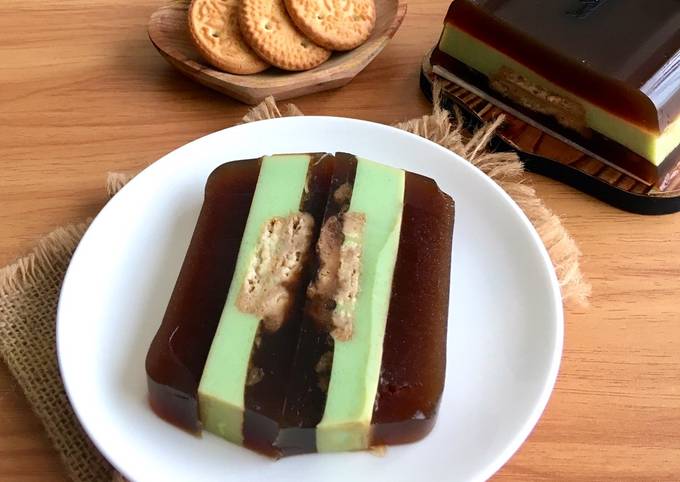 Resep Puding Kopi Green Tea Latte Oleh Rims Kitchen Cookpad