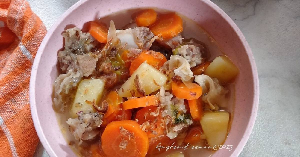 Resep Sup Tulang Sapi Oleh Angken Keenan Cookpad