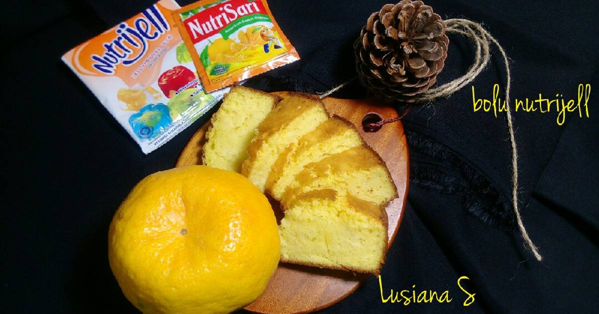 Resep Bolu Jeruk Nutrijell Oleh Lusiana S Musa Cookpad