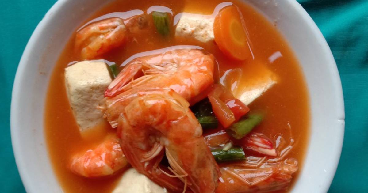 Resep Tomyam Udang Tahu Ala Ala Oleh Mama Kafa Cookpad