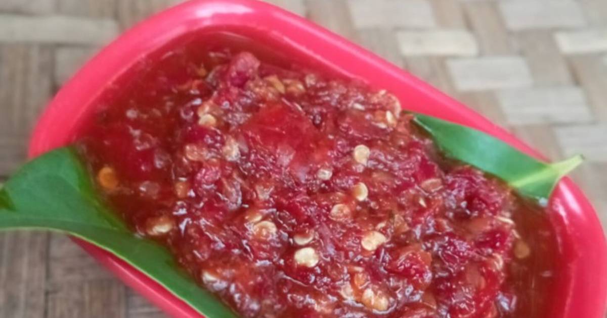 Resep Sambal Mentah Wong Solo Oleh Yulie Yuda Gunawan Cookpad