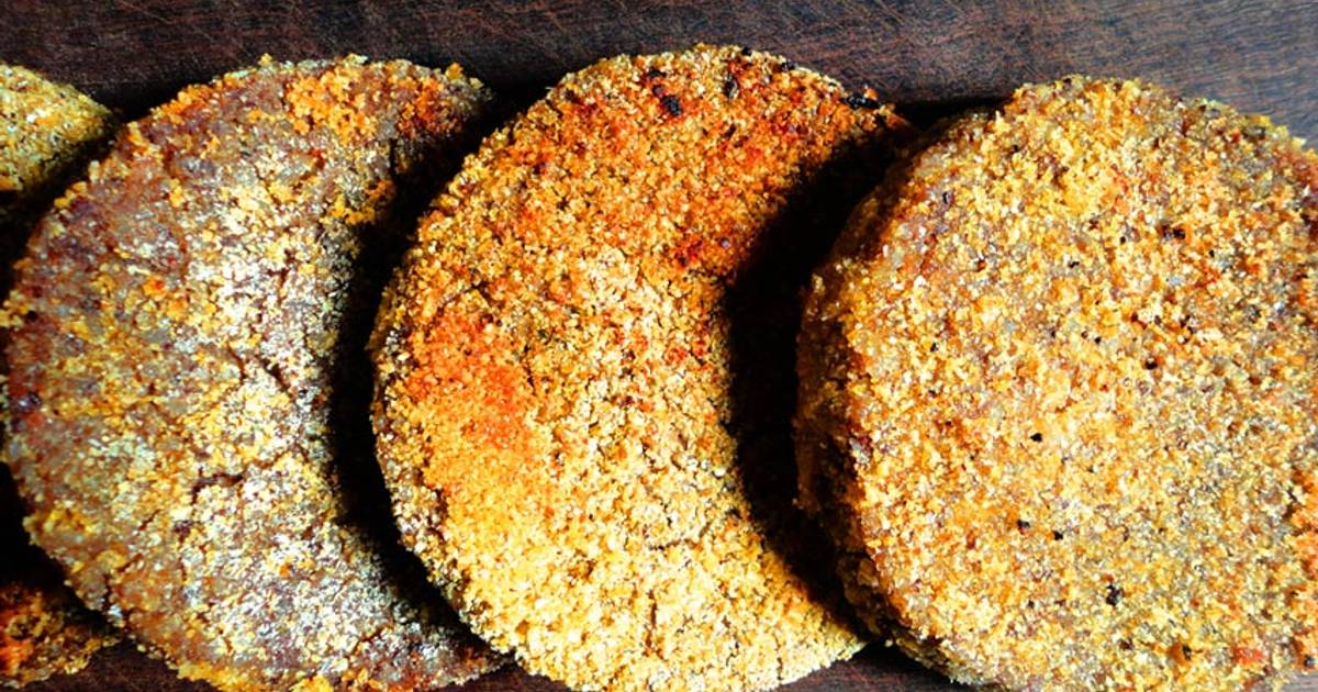 Milanesas Vegetarianas Veganas De Arroz Integral Y Lentejas SIN