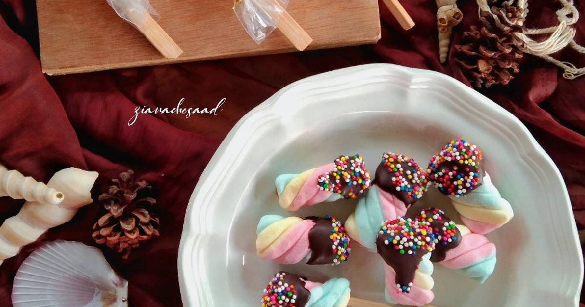 Resipi Marshmallow Pop Oleh Ziana Chesaad Cookpad